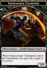 Sunscourge Champion // Cat Double-Sided Token [Hour of Devastation Tokens] | Gear Gaming Fayetteville