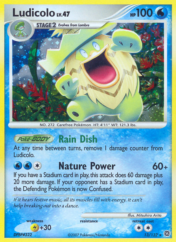 Ludicolo (13/132) [Diamond & Pearl: Secret Wonders] | Gear Gaming Fayetteville