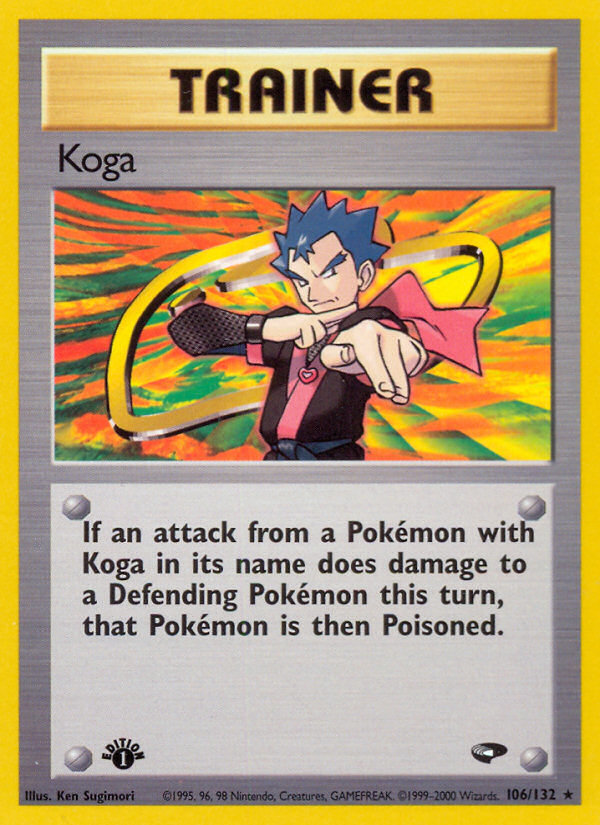 Koga (106/132) [Gym Challenge 1st Edition] | Gear Gaming Fayetteville