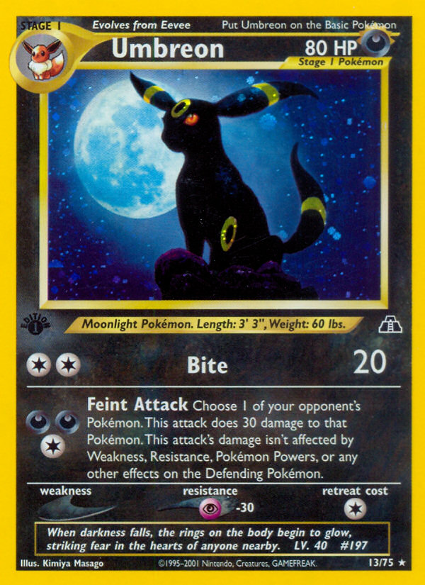 Umbreon (13/75) [Neo Discovery 1st Edition] | Gear Gaming Fayetteville