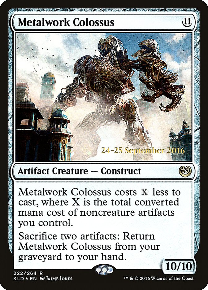 Metalwork Colossus [Kaladesh Prerelease Promos] | Gear Gaming Fayetteville