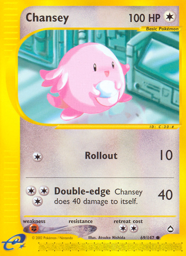 Chansey (69/147) [Aquapolis] | Gear Gaming Fayetteville