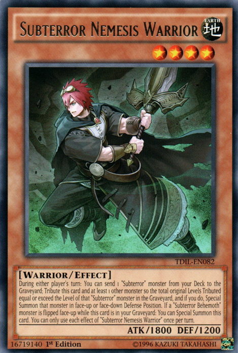Subterror Nemesis Warrior [TDIL-EN082] Rare | Gear Gaming Fayetteville