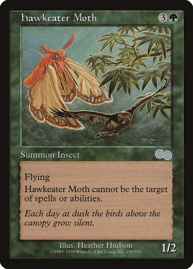 Hawkeater Moth [Urza's Saga] | Gear Gaming Fayetteville