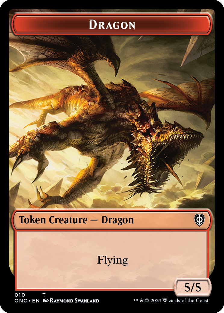 Kobolds of Kher Keep // Dragon Double-Sided Token [Phyrexia: All Will Be One Commander Tokens] | Gear Gaming Fayetteville