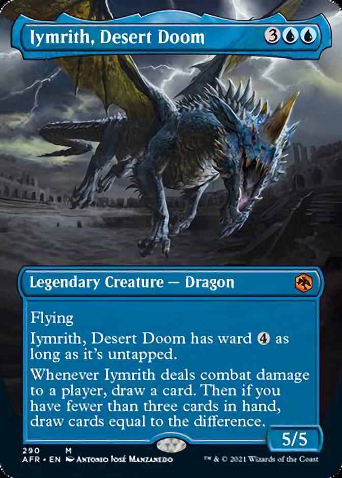 Iymrith, Desert Doom (Borderless Alternate Art) [Dungeons & Dragons: Adventures in the Forgotten Realms] | Gear Gaming Fayetteville