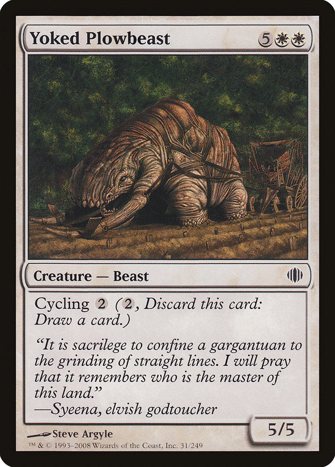 Yoked Plowbeast [Shards of Alara] | Gear Gaming Fayetteville