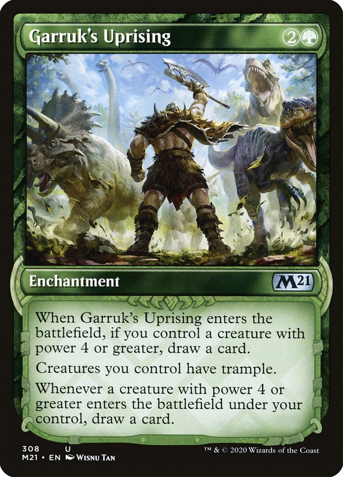 Garruk's Uprising (Showcase) [Core Set 2021] | Gear Gaming Fayetteville