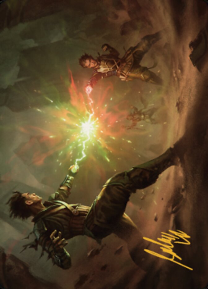 Brotherhood's End Art Card (Gold-Stamped Signature) [The Brothers' War Art Series] | Gear Gaming Fayetteville