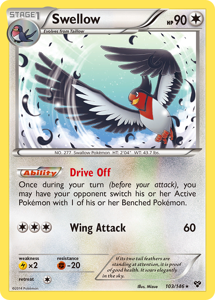 Swellow (103/146) [XY: Base Set] | Gear Gaming Fayetteville