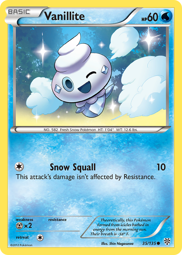 Vanillite (35/135) [Black & White: Plasma Storm] | Gear Gaming Fayetteville