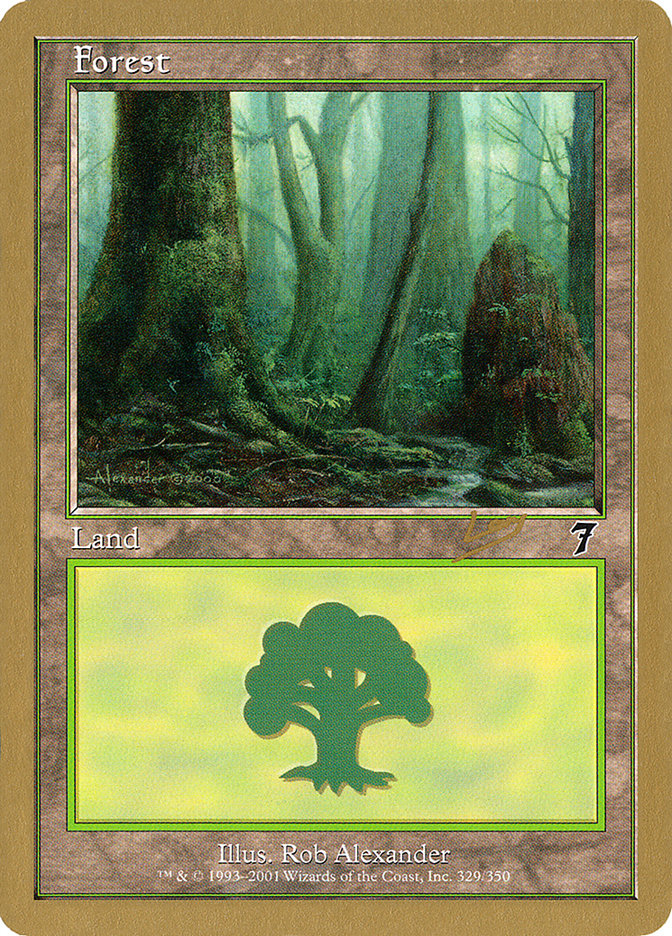 Forest (rl329) (Raphael Levy) [World Championship Decks 2002] | Gear Gaming Fayetteville