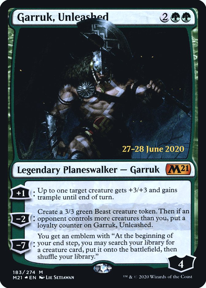 Garruk, Unleashed [Core Set 2021 Prerelease Promos] | Gear Gaming Fayetteville