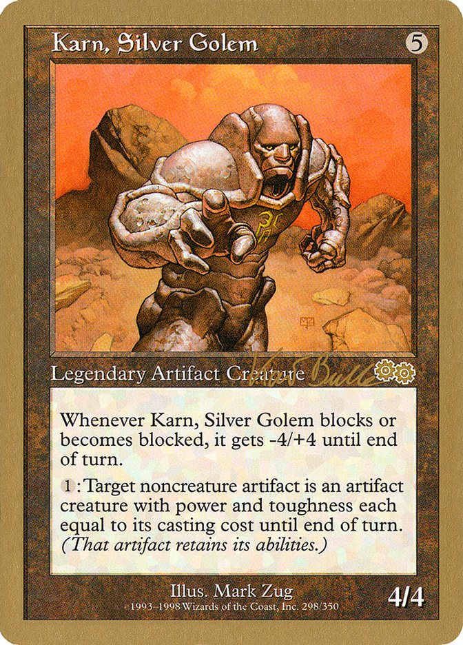 Karn, Silver Golem (Kai Budde) [World Championship Decks 1999] | Gear Gaming Fayetteville