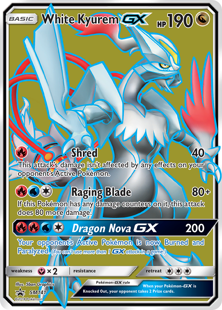 White Kyurem GX (SM141) [Sun & Moon: Black Star Promos] | Gear Gaming Fayetteville