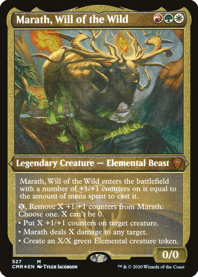 Marath, Will of the Wild (Etched) [Commander Legends] | Gear Gaming Fayetteville