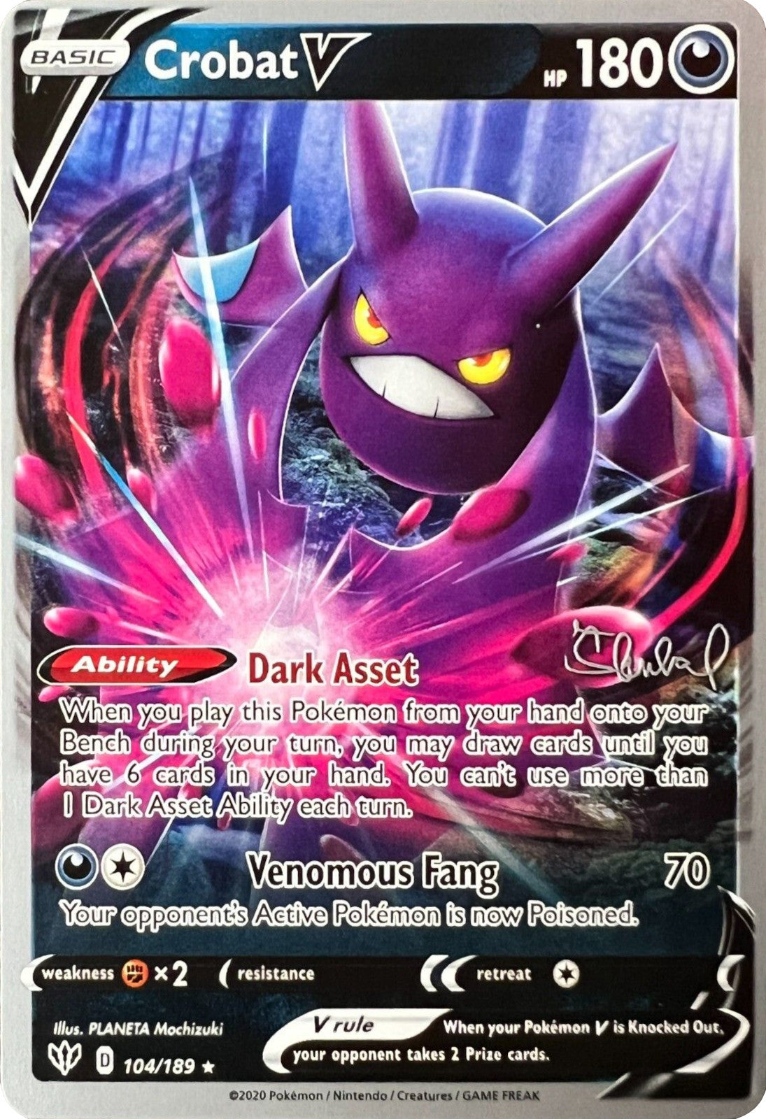 Crobat V (104/189) (ADP - Ondrej Skubal) [World Championships 2022] | Gear Gaming Fayetteville