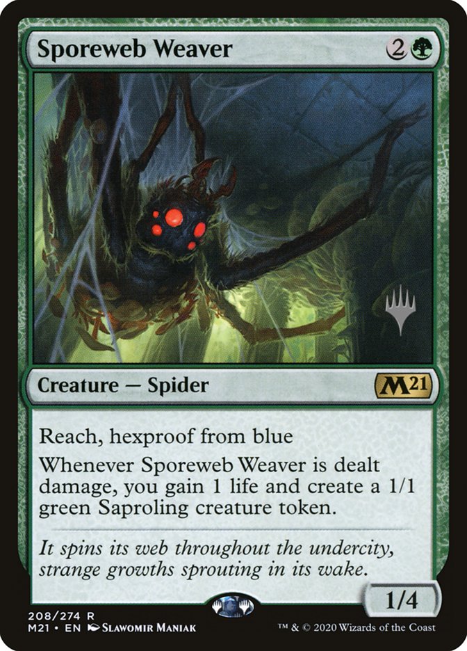 Sporeweb Weaver (Promo Pack) [Core Set 2021 Promos] | Gear Gaming Fayetteville