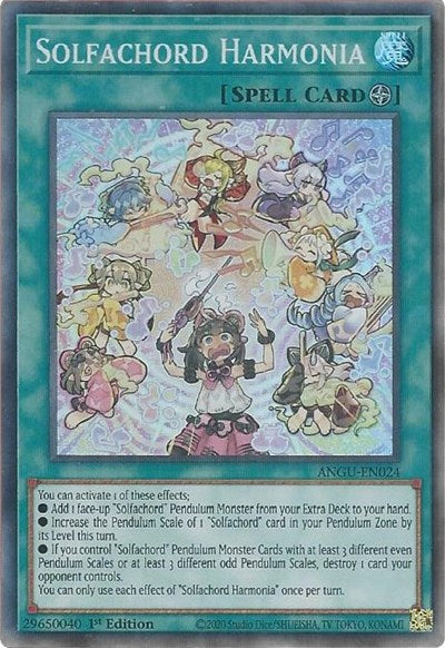Solfachord Harmonia (Super Rare) [ANGU-EN024] Super Rare | Gear Gaming Fayetteville