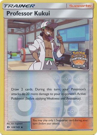 Professor Kukui (128/149) (Regional Championship Promo) [Sun & Moon: Base Set] | Gear Gaming Fayetteville