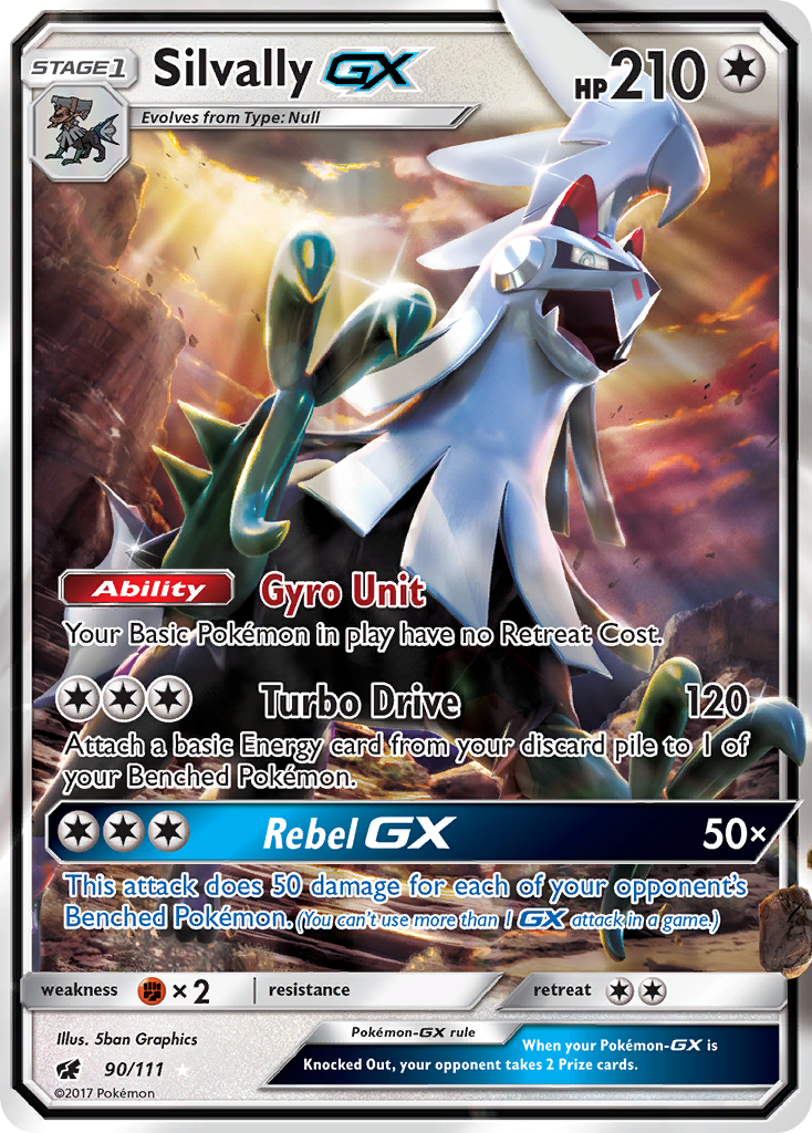 Silvally GX (90/111) [Sun & Moon: Crimson Invasion] | Gear Gaming Fayetteville