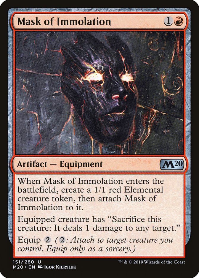 Mask of Immolation [Core Set 2020] | Gear Gaming Fayetteville