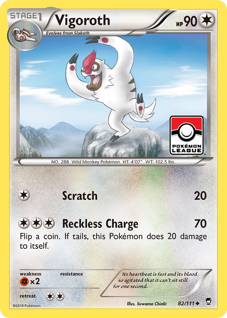 Vigoroth (82/111) [XY: Furious Fists] | Gear Gaming Fayetteville