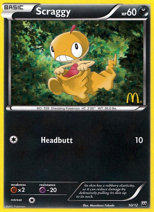 Scraggy (10/12) [McDonald's Promos: 2012 Collection] | Gear Gaming Fayetteville