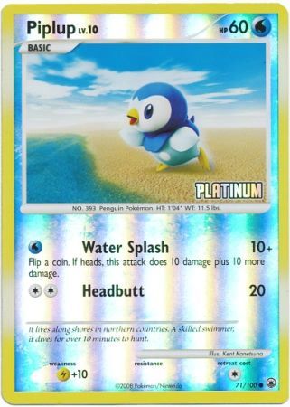 Piplup (71/100) [Burger King Promos: 2009 Collection] | Gear Gaming Fayetteville