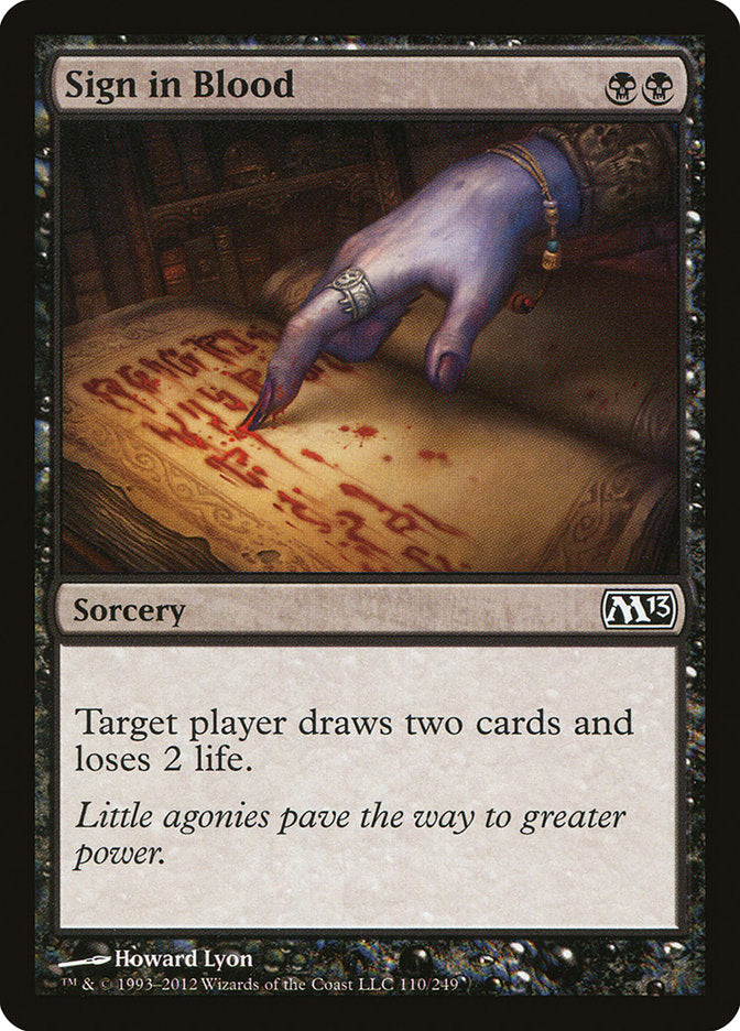 Sign in Blood [Magic 2013] | Gear Gaming Fayetteville