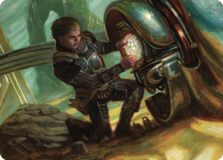 Urza, Powerstone Prodigy Art Card [The Brothers' War Art Series] | Gear Gaming Fayetteville