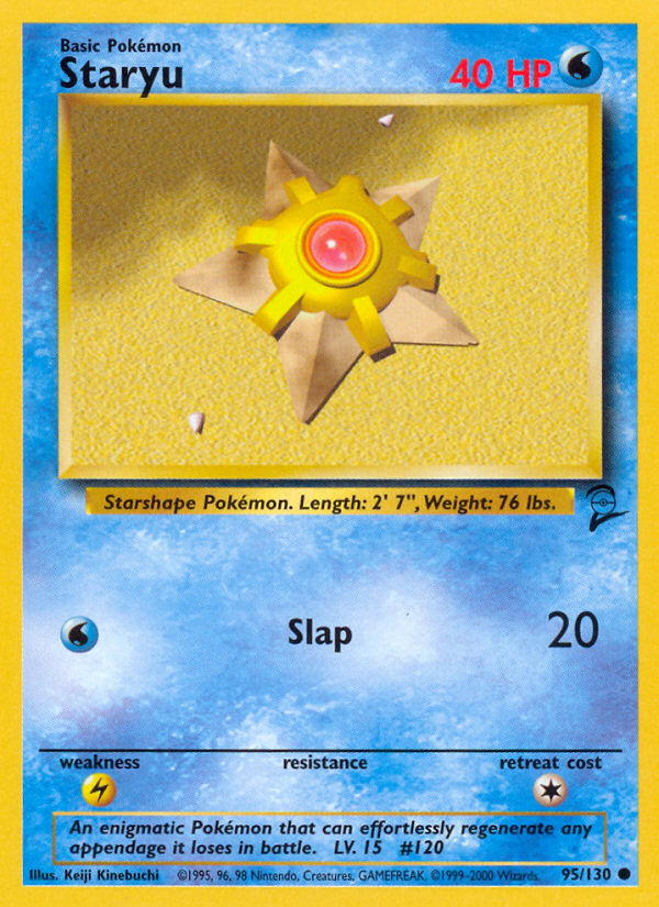 Staryu (95/130) [Base Set 2] | Gear Gaming Fayetteville