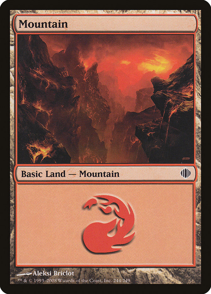 Mountain (244) [Shards of Alara] | Gear Gaming Fayetteville