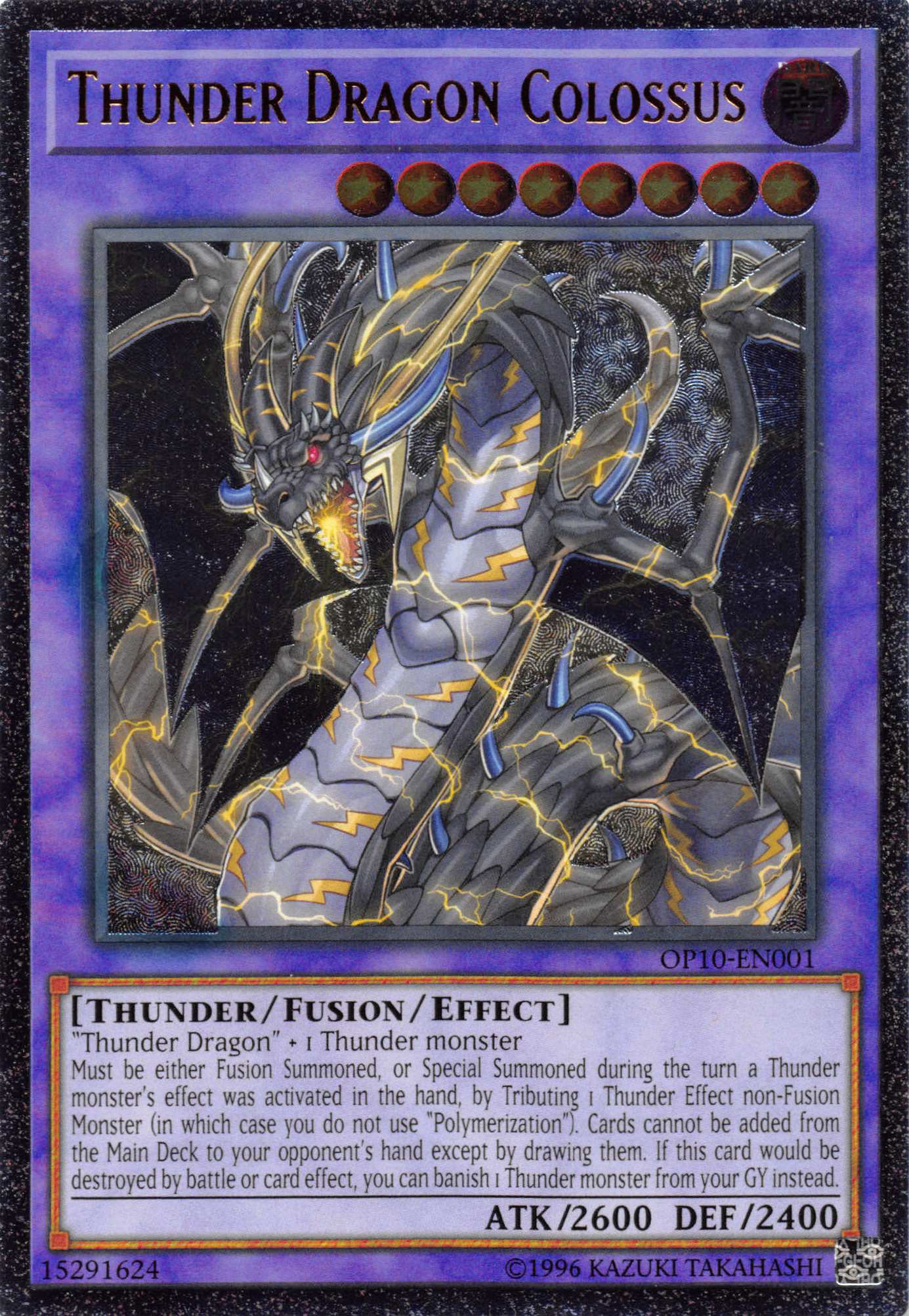 Thunder Dragon Colossus [OP10-EN001] Ultimate Rare | Gear Gaming Fayetteville