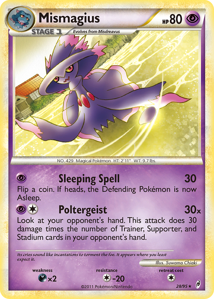 Mismagius (28/95) [HeartGold & SoulSilver: Call of Legends] | Gear Gaming Fayetteville