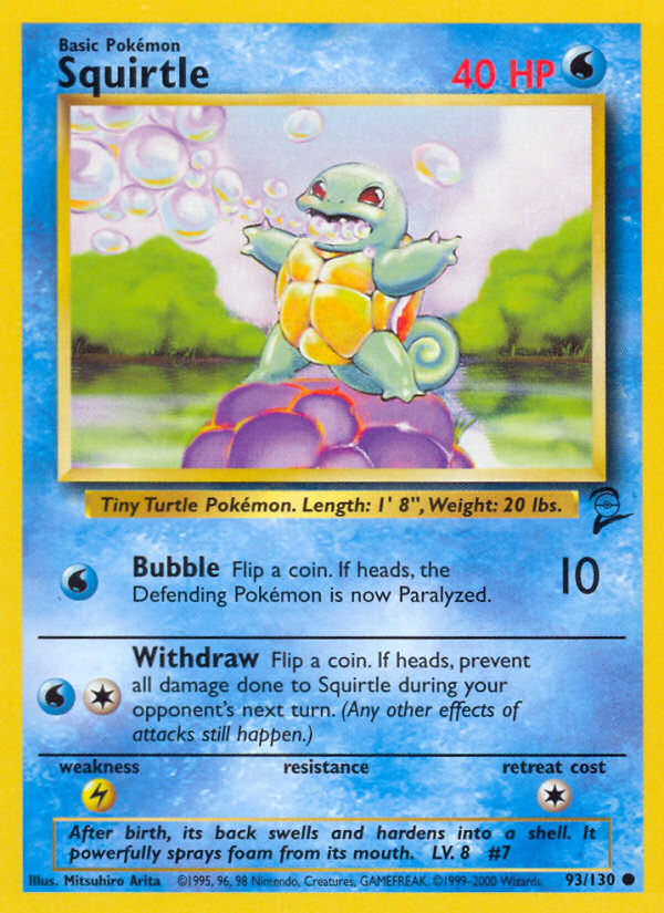 Squirtle (93/130) [Base Set 2] | Gear Gaming Fayetteville