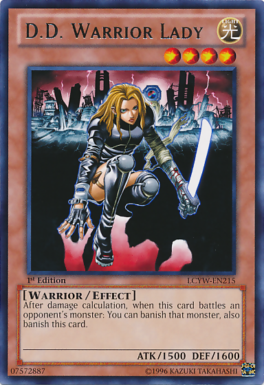 D.D. Warrior Lady [LCYW-EN215] Rare | Gear Gaming Fayetteville