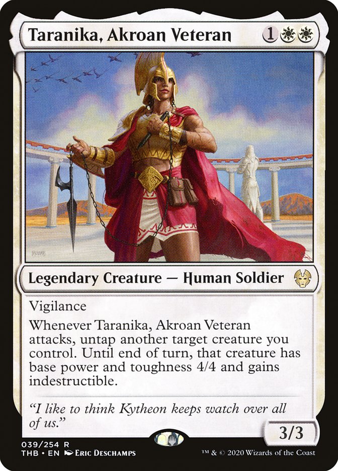 Taranika, Akroan Veteran [Theros Beyond Death] | Gear Gaming Fayetteville