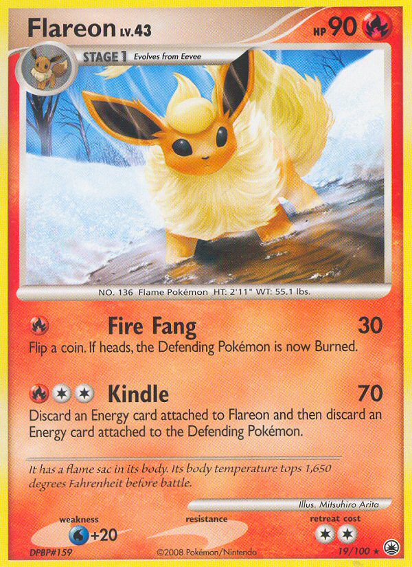 Flareon (19/100) [Diamond & Pearl: Majestic Dawn] | Gear Gaming Fayetteville