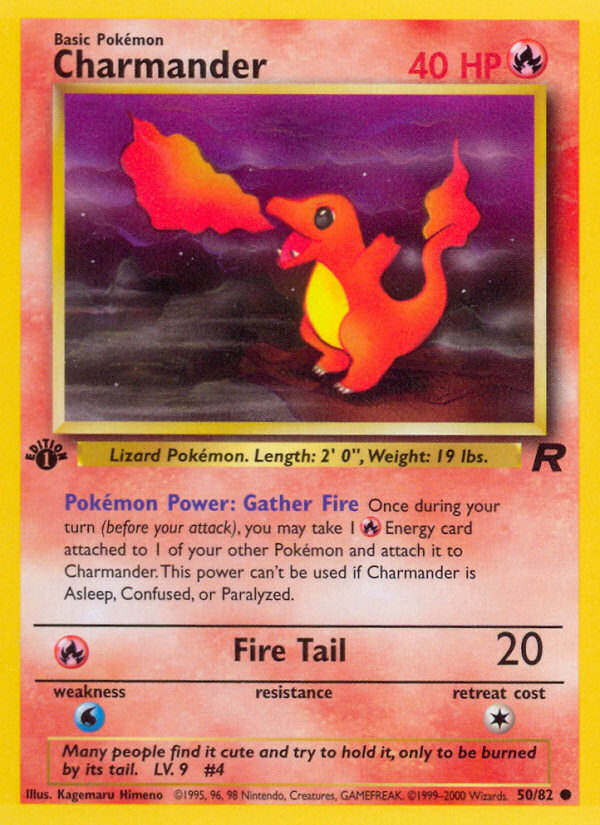 Charmander (50/82) [Team Rocket 1st Edition] | Gear Gaming Fayetteville