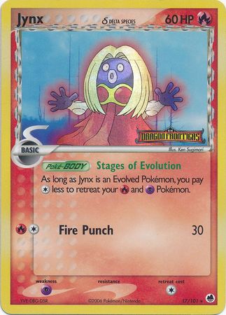 Jynx (17/101) (Delta Species) (Stamped) [EX: Dragon Frontiers] | Gear Gaming Fayetteville