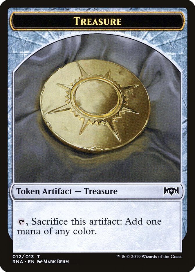 Treasure Token [Ravnica Allegiance Tokens] | Gear Gaming Fayetteville