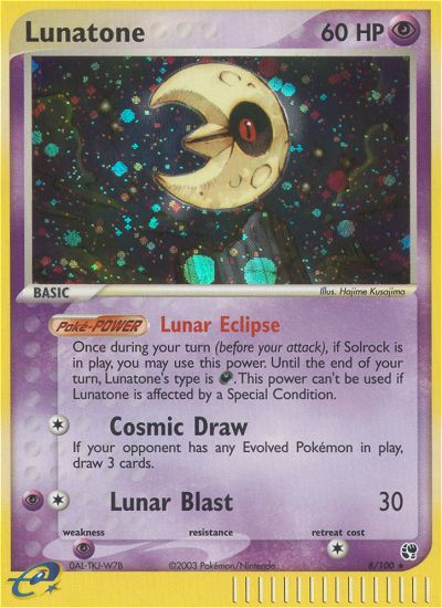 Lunatone (8/100) [EX: Sandstorm] | Gear Gaming Fayetteville