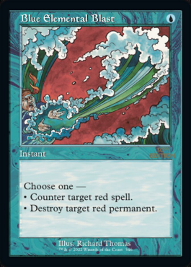 Blue Elemental Blast (Retro) [30th Anniversary Edition] | Gear Gaming Fayetteville