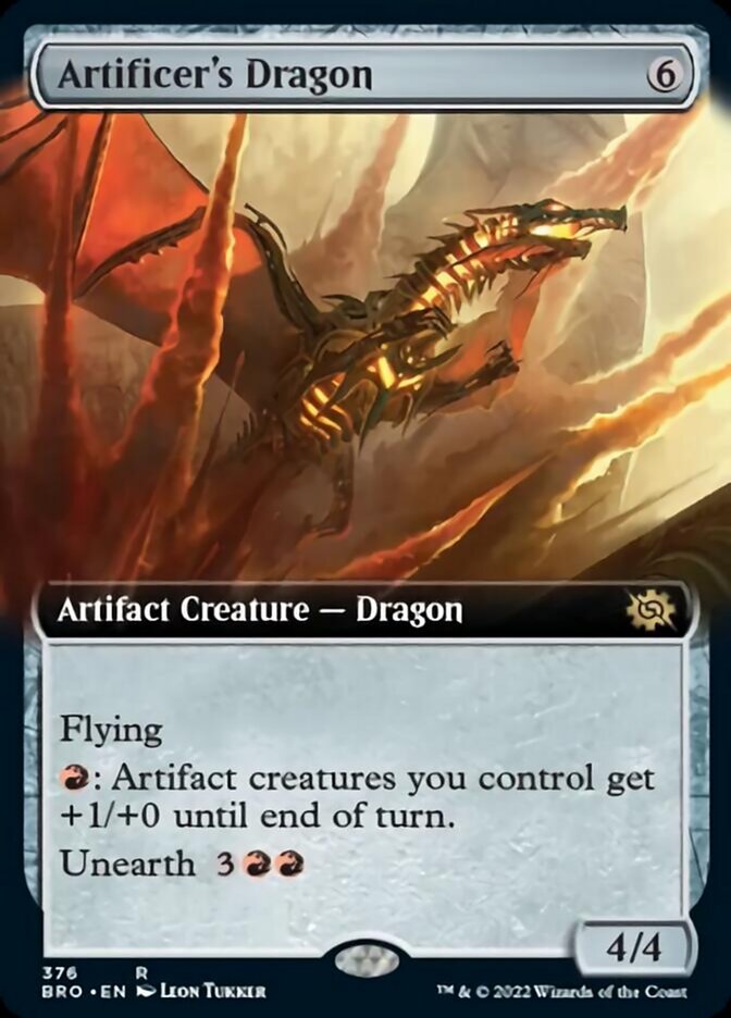 Artificer's Dragon (Extended Art) [The Brothers' War] | Gear Gaming Fayetteville