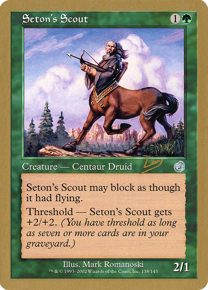 Seton's Scout (Raphael Levy) [World Championship Decks 2002] | Gear Gaming Fayetteville