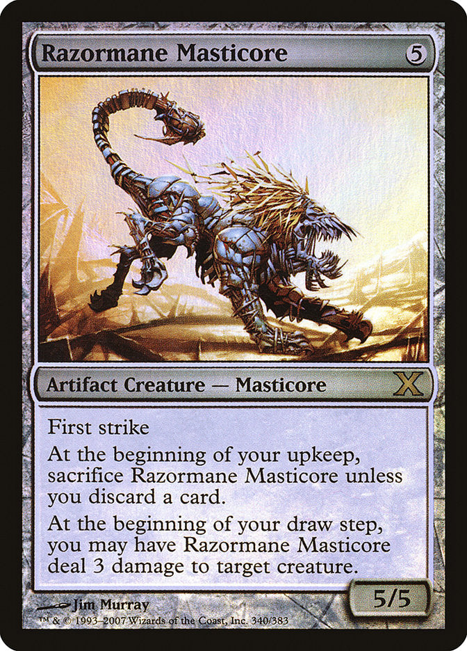 Razormane Masticore (Premium Foil) [Tenth Edition] | Gear Gaming Fayetteville