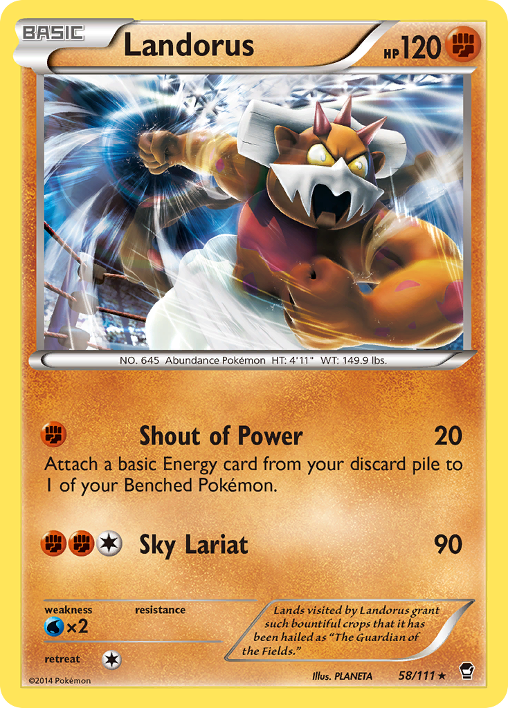 Landorus (58/111) [XY: Furious Fists] | Gear Gaming Fayetteville