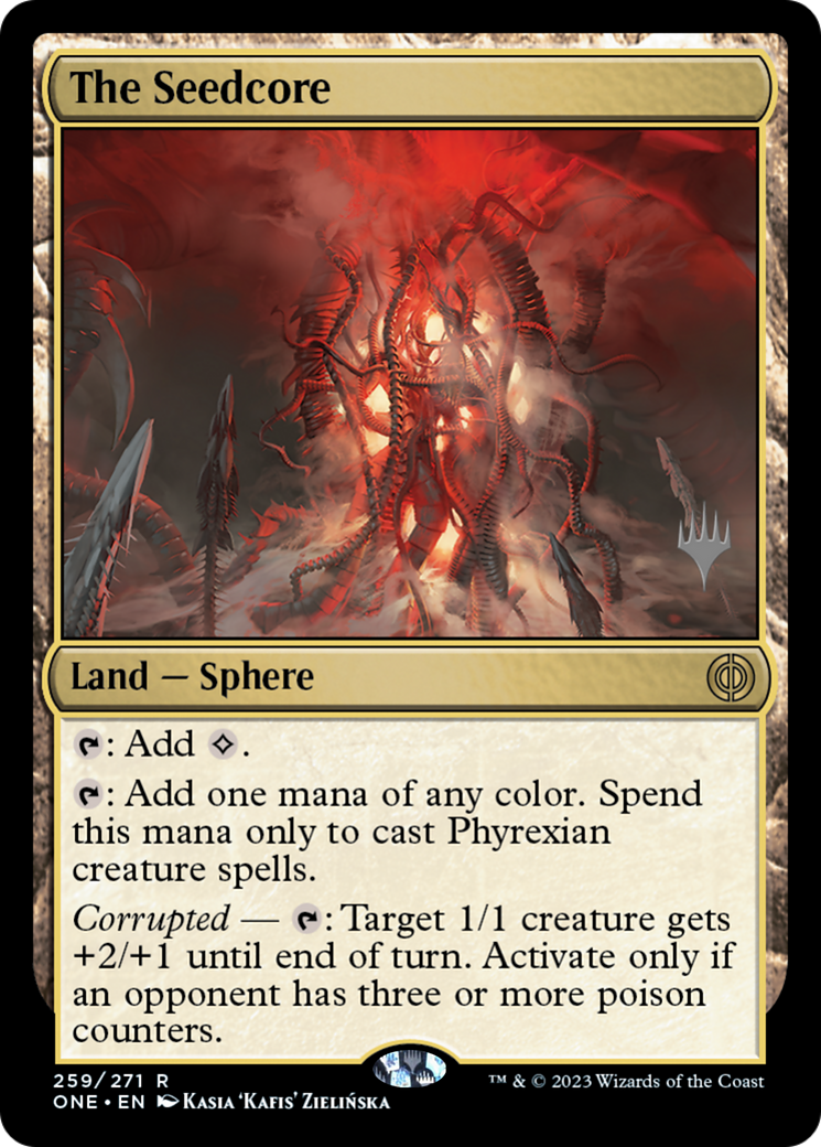 The Seedcore (Promo Pack) [Phyrexia: All Will Be One Promos] | Gear Gaming Fayetteville