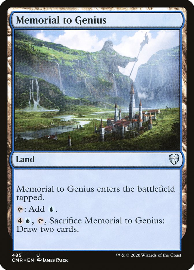 Memorial to Genius [Commander Legends] | Gear Gaming Fayetteville